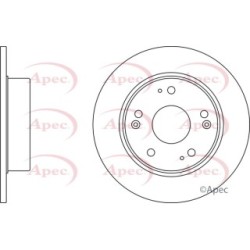 Brake Disc APEC DSK2433 OE Ref 42510SEAE50