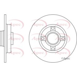 Brake Disc APEC DSK2444 OE Ref 4246Z9