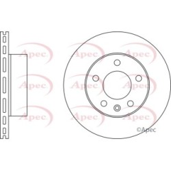 Brake Disc APEC DSK2446 OE Ref 545110026
