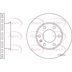Brake Disc APEC DSK2448 OE Ref 9064210012