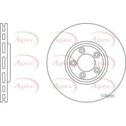 Brake Disc APEC DSK2451 OE Ref C2C8354