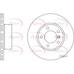 Brake Disc APEC DSK2459 OE Ref 34116772669