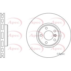 Brake Disc APEC DSK2461 OE Ref 34116756847
