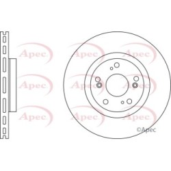 Brake Disc APEC DSK2463 OE Ref 45251SEAE30