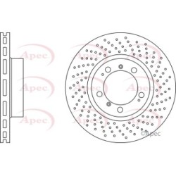 Brake Disc APEC DSK2468 OE Ref 99635140501