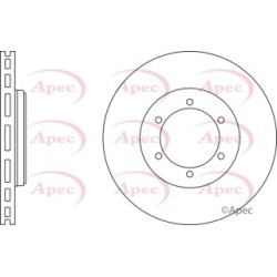 Brake Disc APEC DSK2469 OE Ref 602550