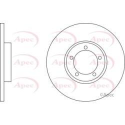 Brake Disc APEC DSK2470 OE Ref TC181032 APEC