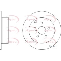 Brake Disc APEC DSK2472 OE Ref 4243120420