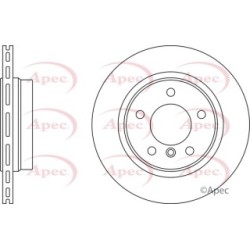 Brake Disc APEC DSK2478 OE Ref 34216766219