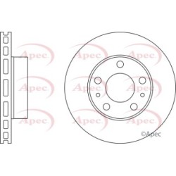 Brake Disc APEC DSK2480 OE Ref 424929