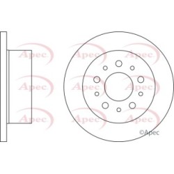 Brake Disc APEC DSK2483 OE Ref 422835