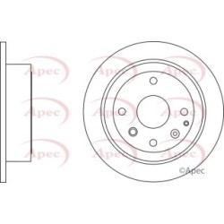 Brake Disc APEC DSK2485 OE Ref 96549630