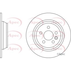 Brake Disc APEC DSK2491 OE Ref 1385590