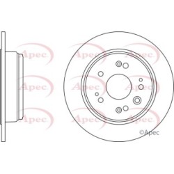 Brake Disc APEC DSK2495 OE Ref 42510S9AN00