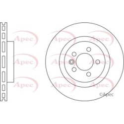 Brake Disc APEC DSK2498 APEC