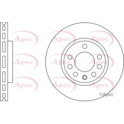 Brake Disc APEC DSK2508 OE Ref 93188919