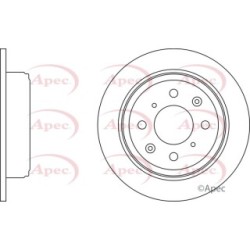 Brake Disc APEC DSK252 OE Ref 42510SR3A10