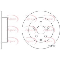 Brake Disc APEC DSK2524 OE Ref 4243142060