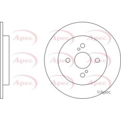 Brake Disc APEC DSK2525 OE Ref 4243152080