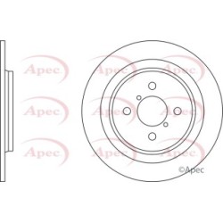 Brake Disc APEC DSK2526 OE Ref 424310D060