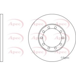 Brake Disc APEC DSK2527 OE Ref 1464031
