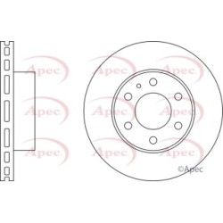 Brake Disc APEC DSK2532 OE Ref 504121605