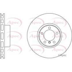 Brake Disc APEC DSK2536 OE Ref 34116779467