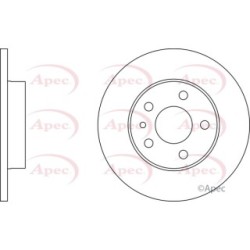 Brake Disc APEC DSK254 OE Ref 60651437