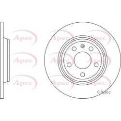 Brake Disc APEC DSK2540 OE Ref 8K0615601B