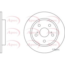 Brake Disc APEC DSK2545 OE Ref 4243112280