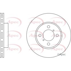 Brake Disc APEC DSK2546 OE Ref 4351212620