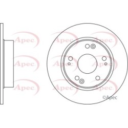 Brake Disc APEC DSK2547 OE Ref 42510SNAA00