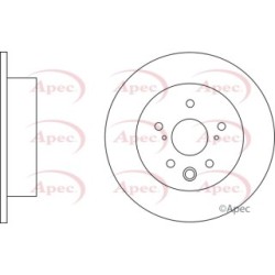 Brake Disc APEC DSK2560 OE Ref 4243130280