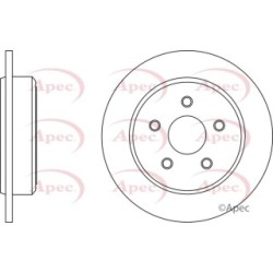 Brake Disc APEC DSK2562 OE Ref 1052089275AB APEC