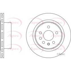 Brake Disc APEC DSK2563 OE Ref 9195052