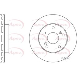 Brake Disc APEC DSK2574 OE Ref 45251S30000