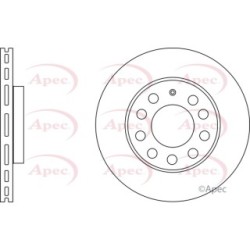 Brake Disc APEC DSK2577 OE Ref 1ML615301