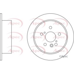 Brake Disc APEC DSK2581 OE Ref 4243148041