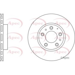 Brake Disc APEC DSK2586 OE Ref NF4Y3325X