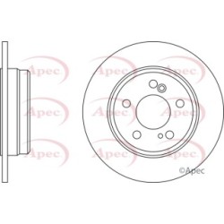 Brake Disc APEC DSK2587 OE Ref 2044230512