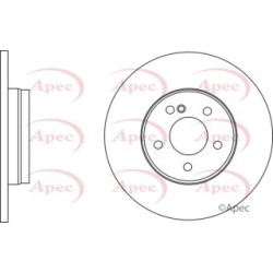 Brake Disc APEC DSK2591 OE Ref 2044230912