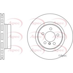 Brake Disc APEC DSK2594 OE Ref SDB500192
