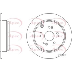 Brake Disc APEC DSK2597 OE Ref 42510SCAE50
