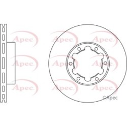 Brake Disc APEC DSK2598 OE Ref 61003680