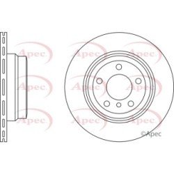 Brake Disc APEC DSK2601 OE Ref 34216793247