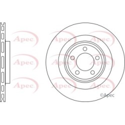 Brake Disc APEC DSK2605 OE Ref C2C25339