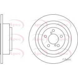 Brake Disc APEC DSK2609 OE Ref 26700AE060