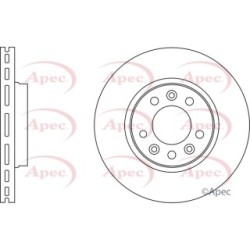Brake Disc APEC DSK2610 OE Ref 424921
