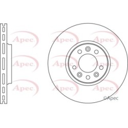 Brake Disc APEC DSK2611 OE Ref 424925