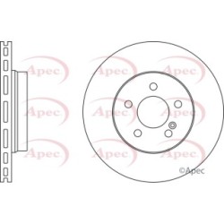 Brake Disc APEC DSK2613 OE Ref A0004231212